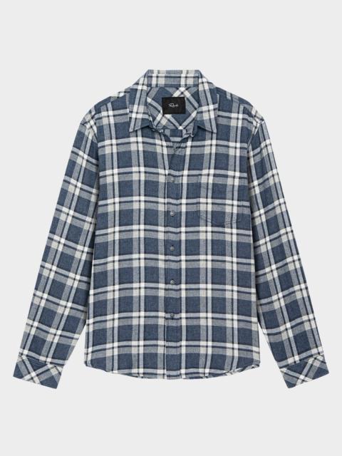 Rails Men's Lennox Brushed Cotton Plaid Button-Down Shirt