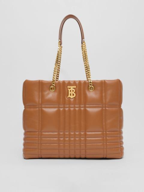 Burberry Medium Quilted Lambskin Lola Shopper Bag