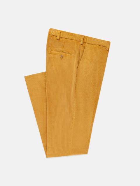 J. PRESS MADE-IN-USA GOLDEN TAN WIDE WALE CORDUROY PANT