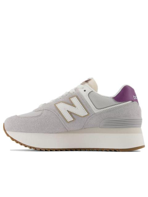 (WMNS) New Balance 574 'Grey Purple White' WL574ZCO