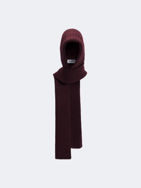 Yves Salomon Ribbed-knit wool and cashmere hood