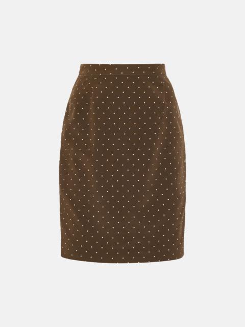 Alessandra Rich POLKA DOT SKIRT