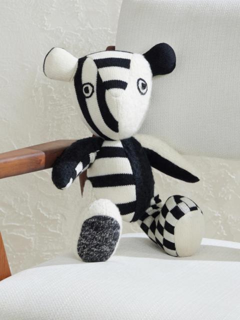 The Elder Statesman Elder Striped Cashmere Teddy Bear