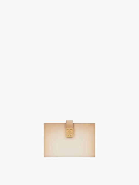 Givenchy 4G WALLET IN GRADIENT LEATHER