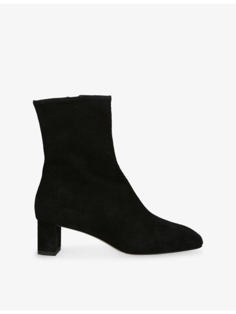 Aeyde Millie Suede Heeled Ankle Boots