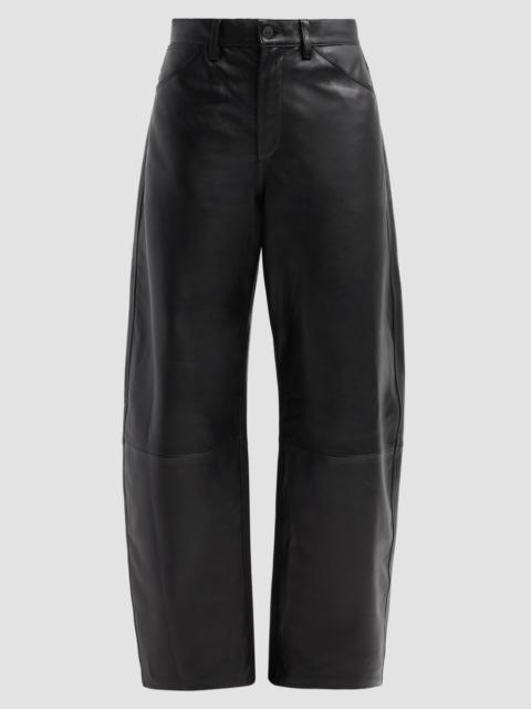 NILI LOTAN Women's Tribeca Leather Pants - Black