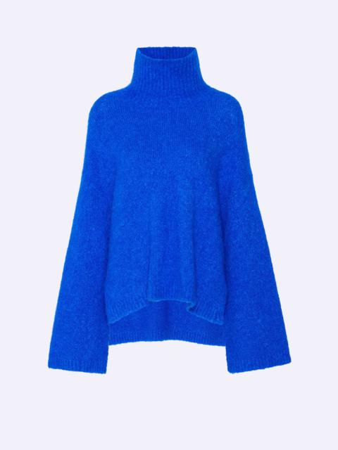 LAPOINTE Alpaca Silk Oversized Turtleneck Sweater