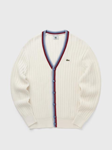 LACOSTE French Made Archive Edition Knitted Cardigan