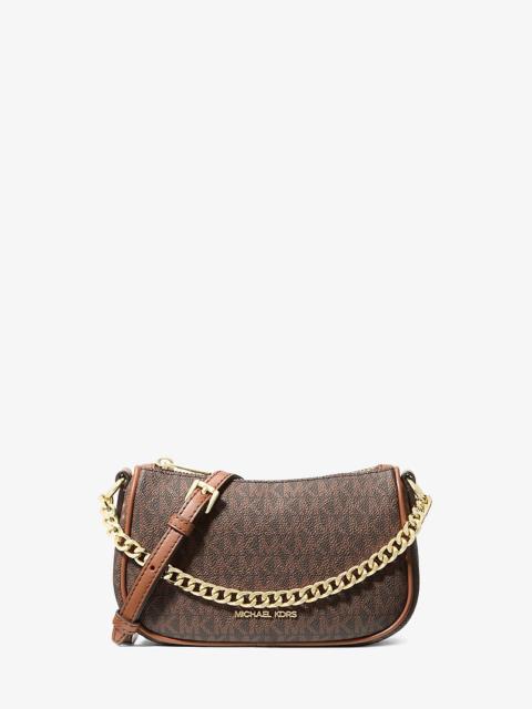 MICHAEL KORS Carmela Small Signature Logo Convertible Crossbody Bag