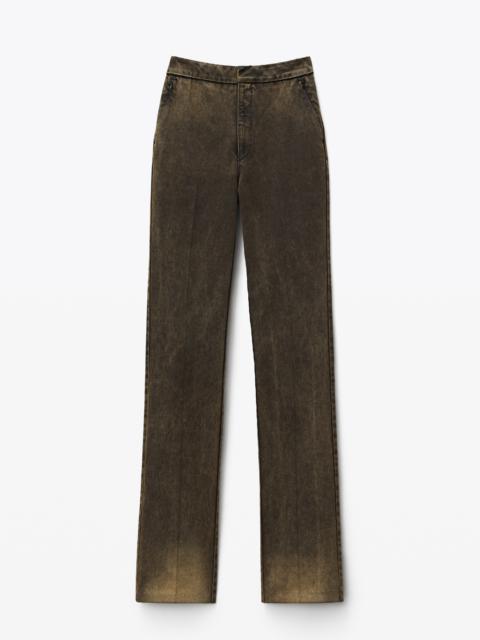 Alexander Wang SLIM STRAIGHT PANT IN ACID OVERDYE DENIM