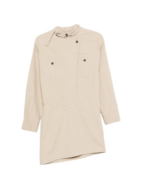 Isabel Marant Étoile Nouria chest-pocket mini dress