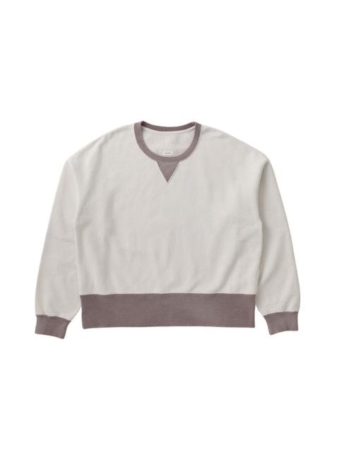 visvim FELLOW SWEAT L/S 2-TONE CRASH PURPLE