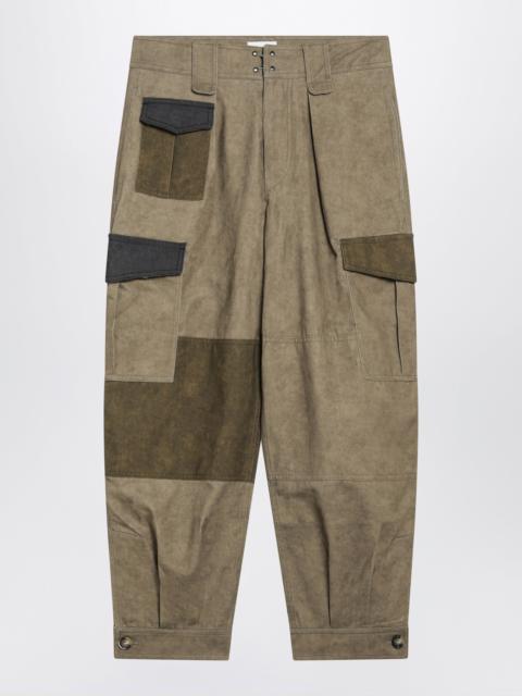 Isabel Marant Étoile Renzae khaki cargo pants in cotton