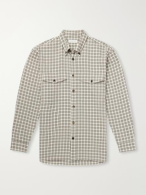 Dries Van Noten Cromo Checked Cotton-Blend Flannel Shirt