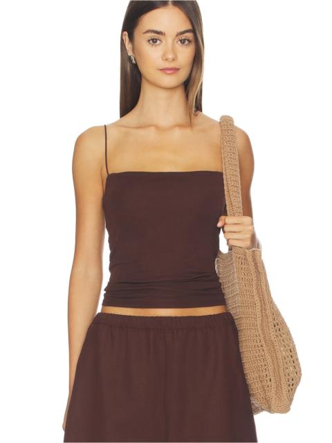 Enza Costa Supima Cotton Essential Strappy Tank
