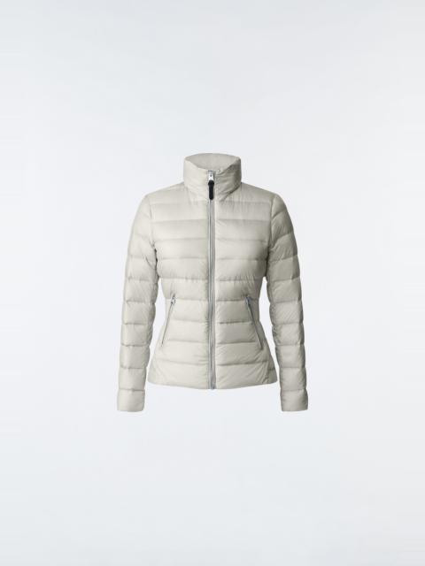 MACKAGE DAVINA Recycled E3-Lite down jacket with peplum