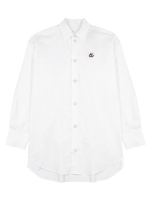 Moncler Logo stretch-cotton poplin shirt