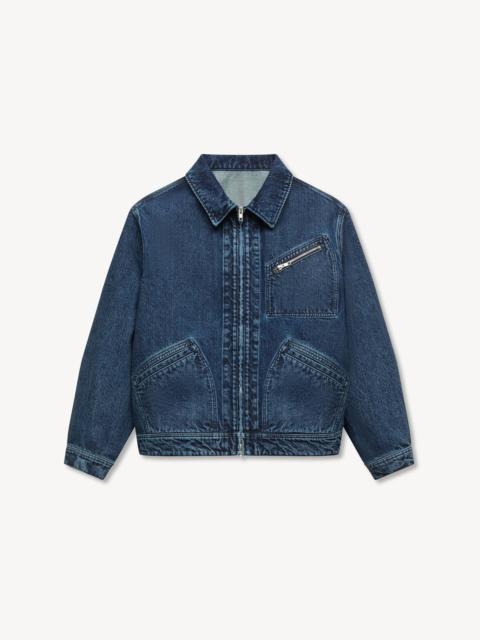 KENZO 'KENZO Signature' genderless utility jacket in japanese denim