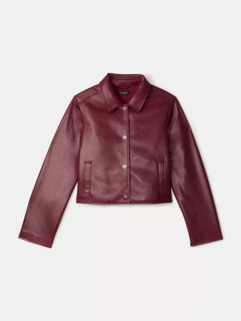 kate spade Faux Nappa Leather Jacket
