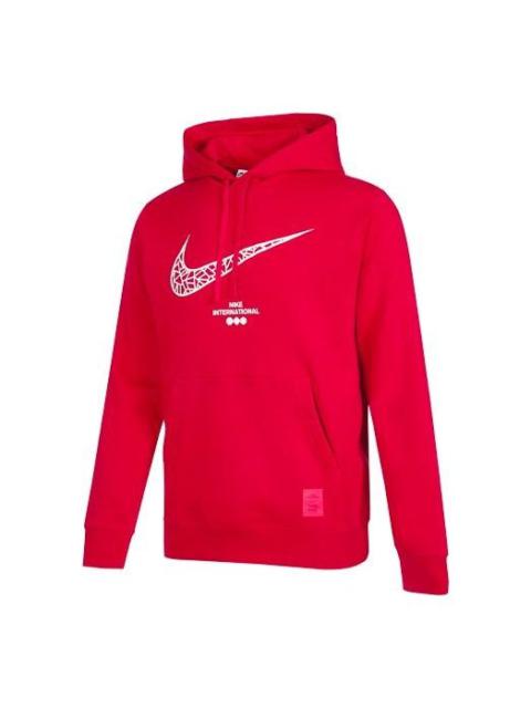 Nike CNY Chinese New Year's Edition Logo Printing Knit Fleece Red DQ5067-687