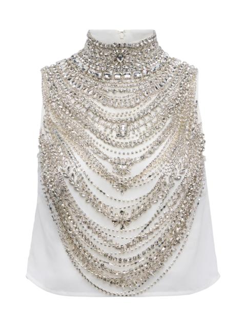 L'AGENCE Yun Draped Crystal Tank