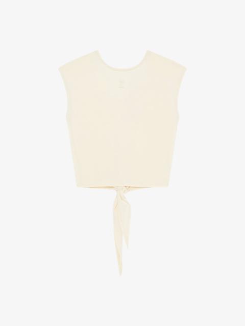 Repetto Tie-back top - short sleeve