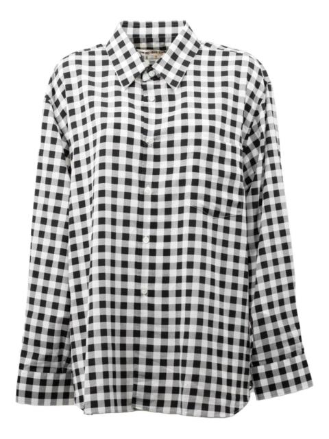Comme Des Garçons check-print shirt