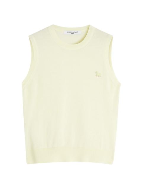 Maison Kitsuné Baby Fox sleeveless sweater