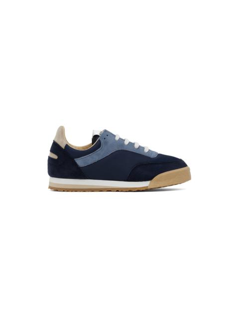 Navy Pitch Sneakers