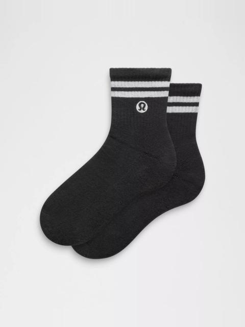lululemon Unisex Daily Essential Quarter Socks *Stripe