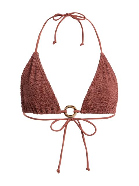 bond-eye Ingrid Ring Triangle Bikini Top neutral