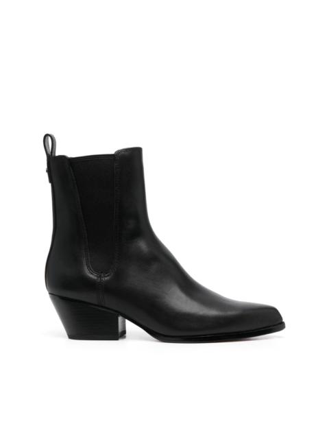 MICHAEL KORS pointed-toe leather ankle boots