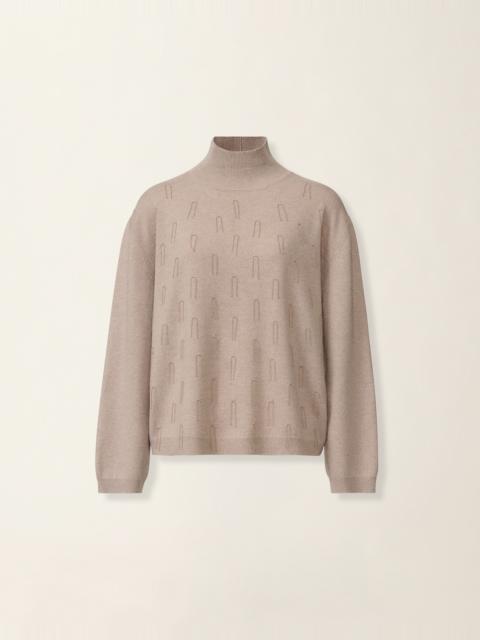 FABIANA FILIPPI Turtleneck Platinum sweater