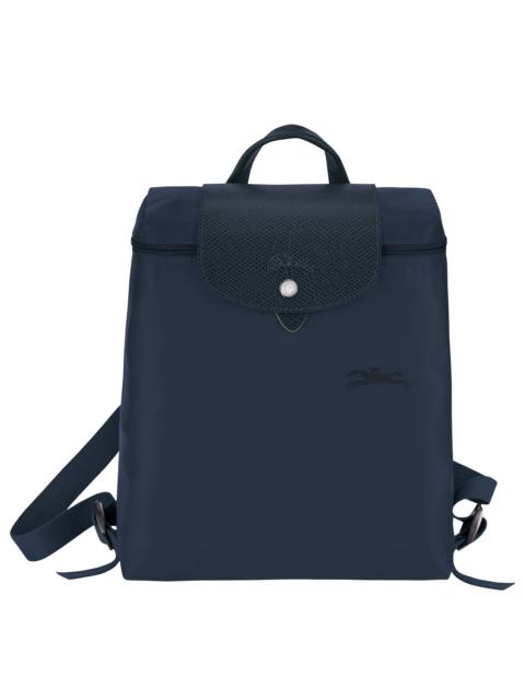 Longchamp Le Pliage Green Backpack Navy - Recycled canvas