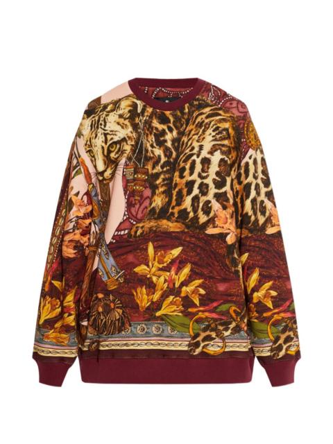 Etro animal print sweatshirt