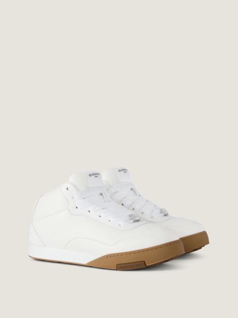 Givenchy GIVENCHY PUFFY YARD MID-TOP SNEAKERS IN NAPPA LEATHER