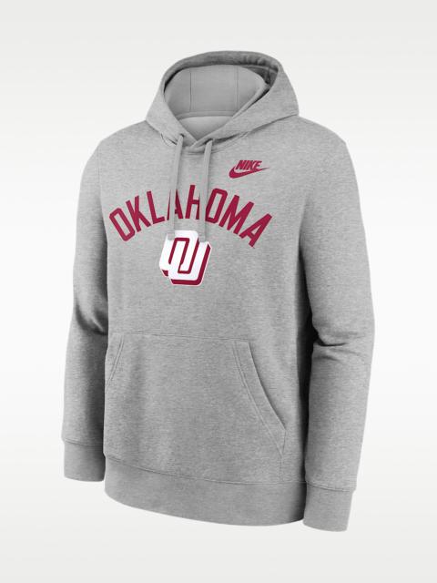 Nike Oklahoma Legacy Arch Club Men's Nike College Pullover Hoodie