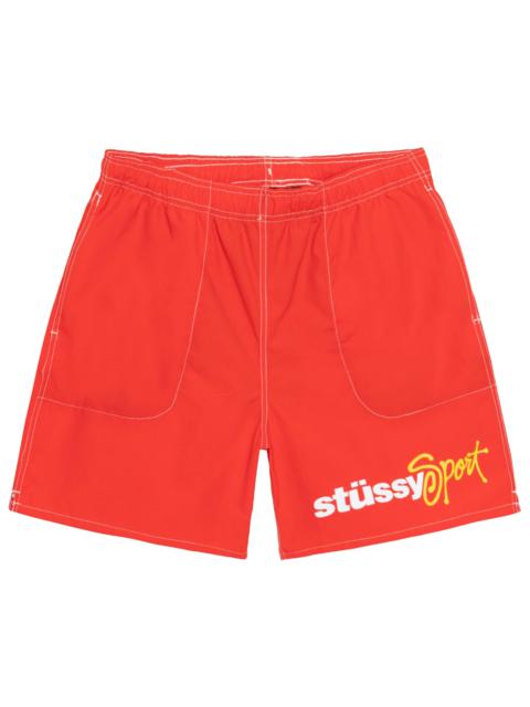 Stussy Water Short Sport 'Bright Red'