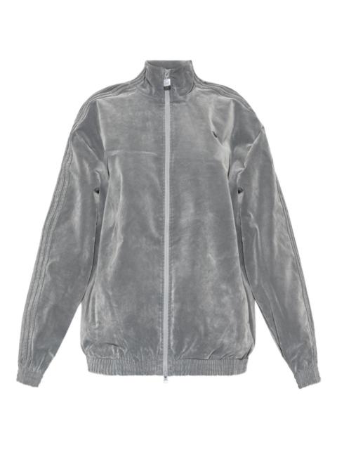 adidas logo-embroidered jacket