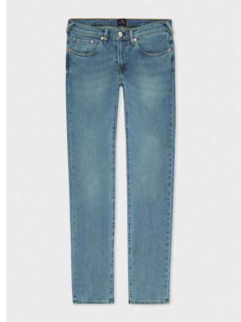 Tapered-Fit Antique Wash 'Organic Vintage Stretch' Jeans