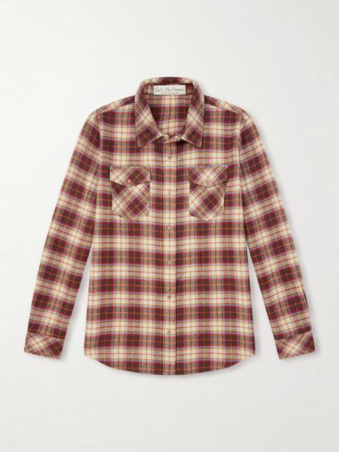 God’s True Cashmere Saffron Checked Cashmere Shirt