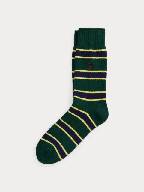 Polo Ralph Lauren Repp-Stripe Wool-Blend Socks