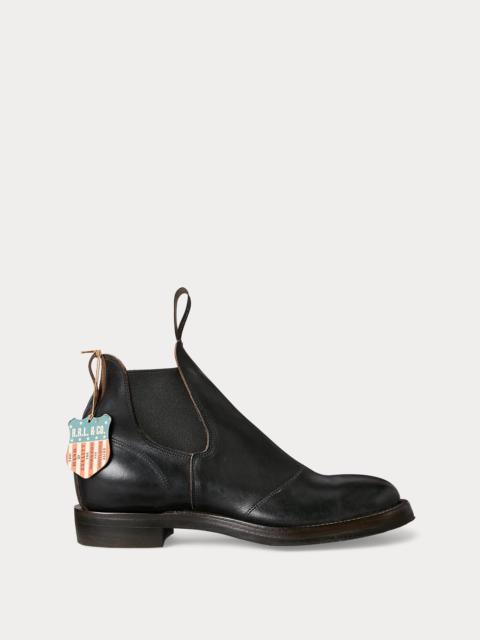 Hand-Burnished Leather Chelsea Boot