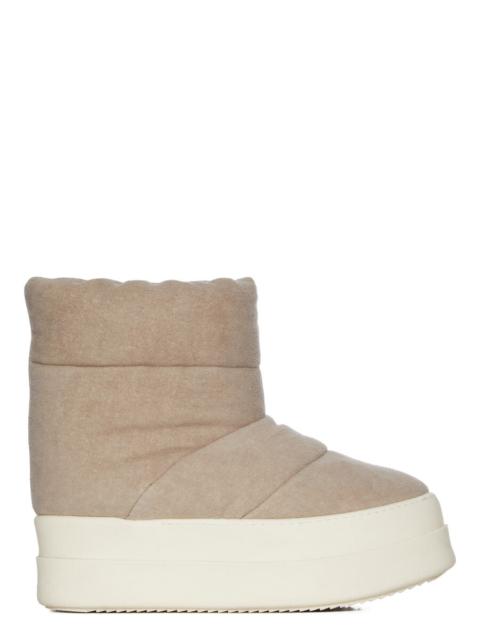 Rick Owens DRKSHDW Concordians Mega Bumper Low Lunar Boots Dirty Pearl