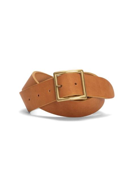 visvim PLAIN BELT 40MM LT.BROWN