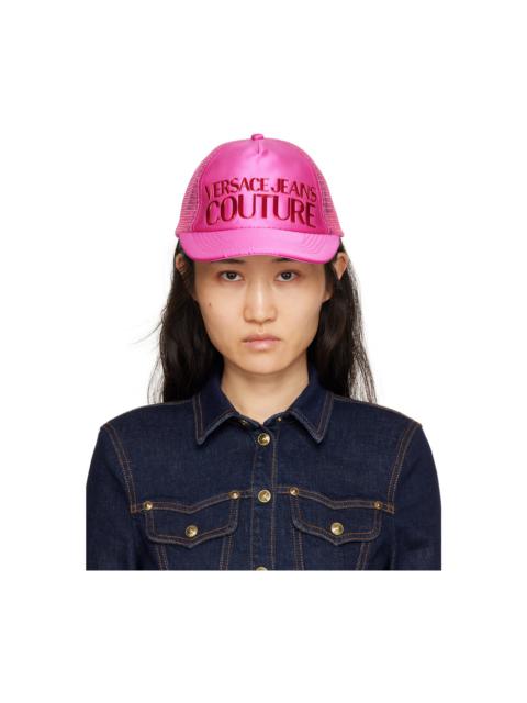 VERSACE JEANS COUTURE Pink Logo Cap