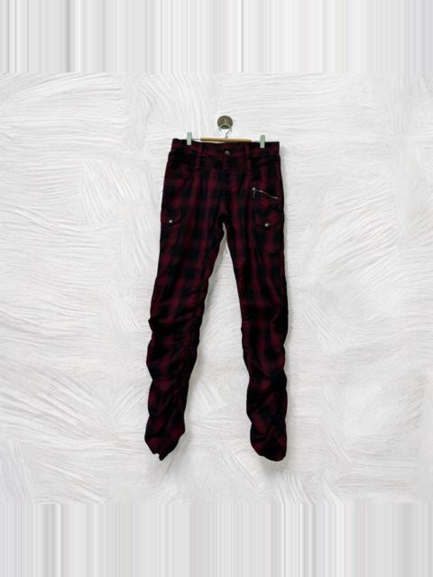 Other brands Hysteric Glamour × If Six Was Nine × Japanese Brand - VINTAGE PLAID TARTAN DOUBLE FOCUS STACKED PANT