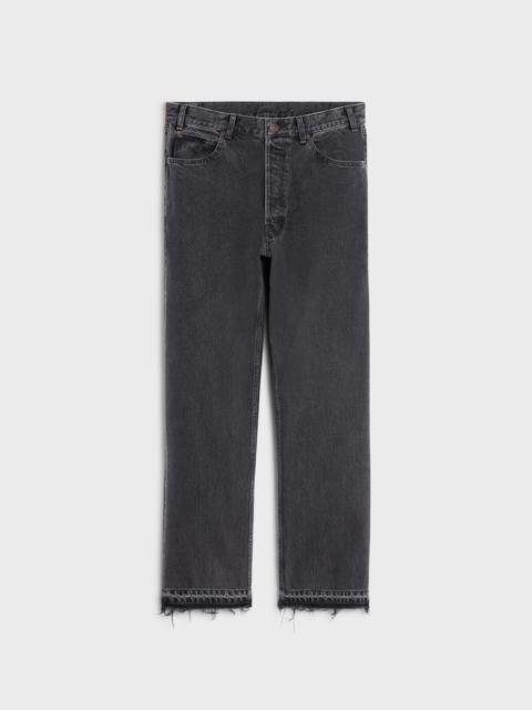 CELINE Wesley jeans in charcoal wash denim