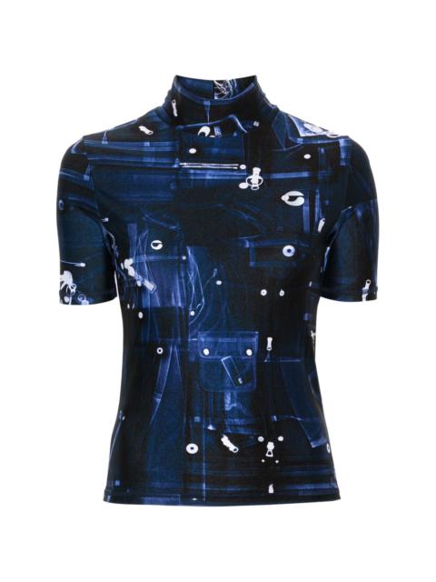 COPERNI abstract-print T-shirt