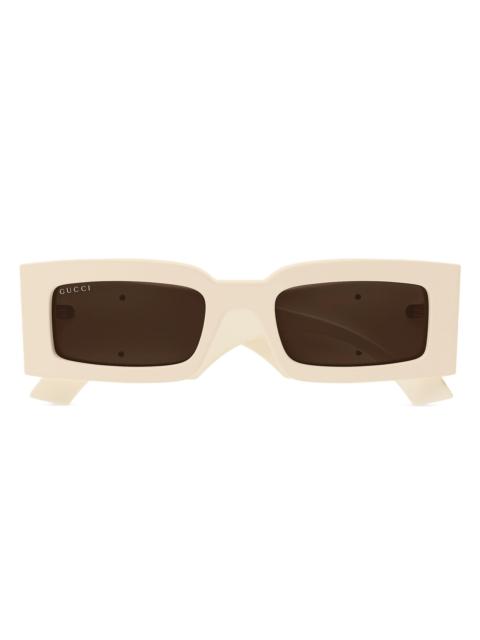 GUCCI Women's Generation 53MM Rectangular Sunglasses - Ivory